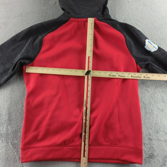 Team Canada Hockey Hoodie Sweatshirt Mens Large Red Adidas World Cup 2016 - Picture 8 of 12